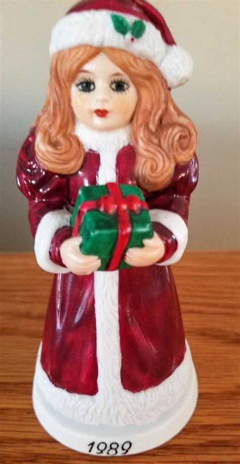 Christmas Around the World Figurine, House of Lloyd 1991 Collectible Doll Figurine, Green Eyes ...