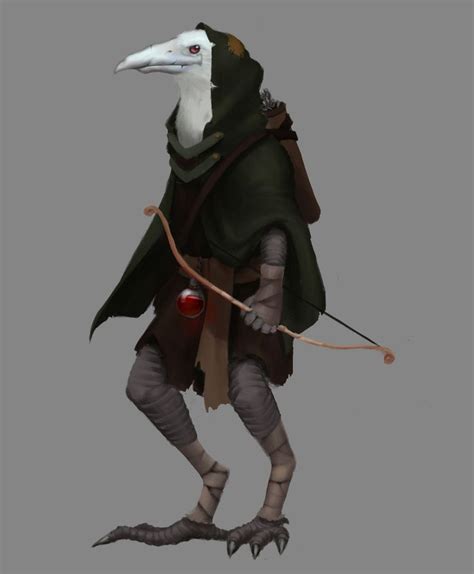 D&D paintings - Kenku Ranger, Antonia Mertes | Dungeons and dragons ...