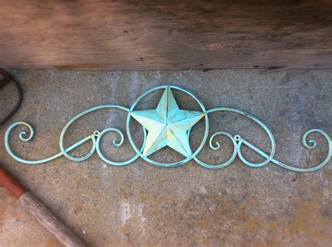 Metal Star Wall Decor White Home Decor Texas Star by CamillaCotton