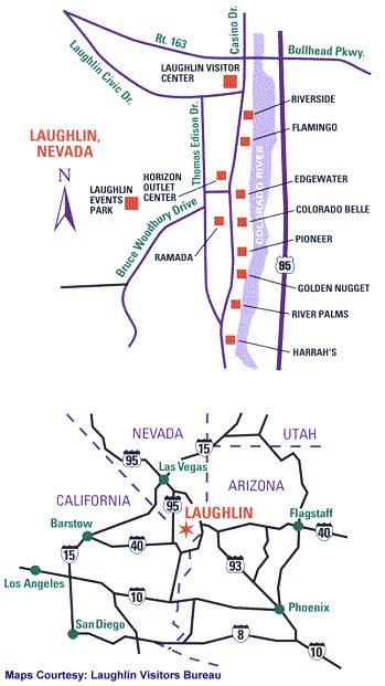 Laughlin Nv Map