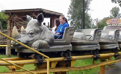 Rhino Coaster at West Midland Safari Park review and ride information | Theme Park James