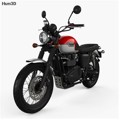 Triumph Scrambler 2015 3D model - Download Motorcycle on 3DModels.org