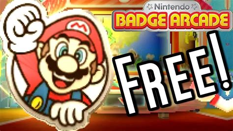 How to Get FREE Super Mario BADGES - Nintendo Badge Arcade (3DS) - YouTube