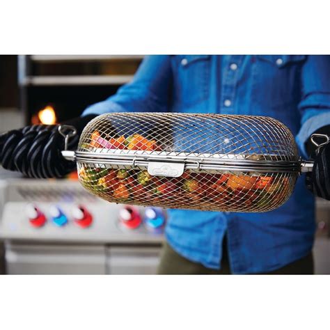 NAPOLEON Rotisserie Accessories Stainless Steel Grill Basket 64000 at ...