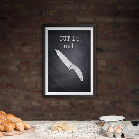 Cut It Out Printable Artwork Instant Digital Download - Etsy