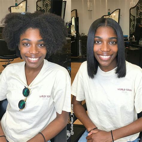 #shortnaturalhairstyles | Pressed natural hair, Silk press natural hair, Natural hair styles