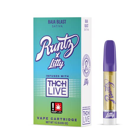 Runtz Baja Blast (Sativa) - THCH Carts 1g – Canably Marketplace