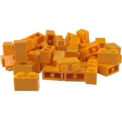 45 NEW LEGO Brick 1 x 2 BRICKS Bright Light Orange | eBay