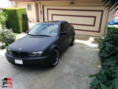 2003 BMW 325i full black matte plasti dip : r/plastidip