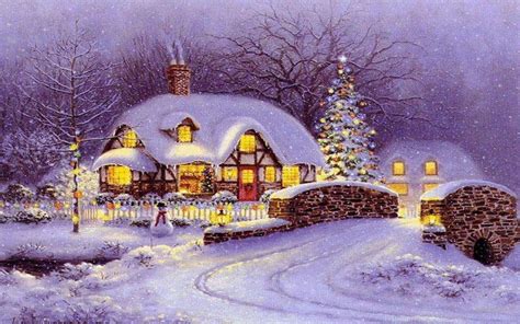 Snow house christmas wallpaper | 1920x1200 | #26599