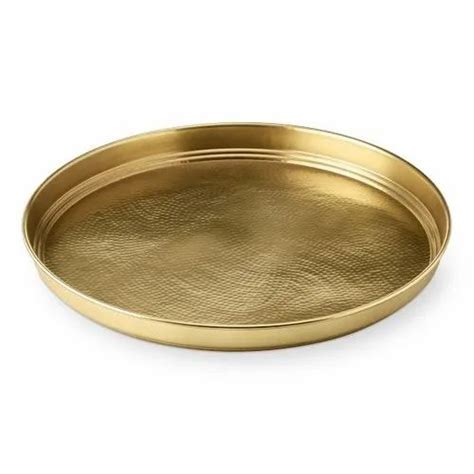 Gold Plated Antique Brass Plate, For Home, Shape: Round at Rs 5100/piece in Ghaziabad