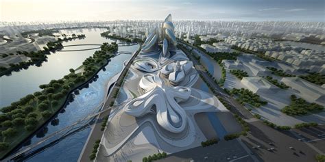 Changsha Meixihu International Culture Center – Zaha Hadid – China | Simbiosis News