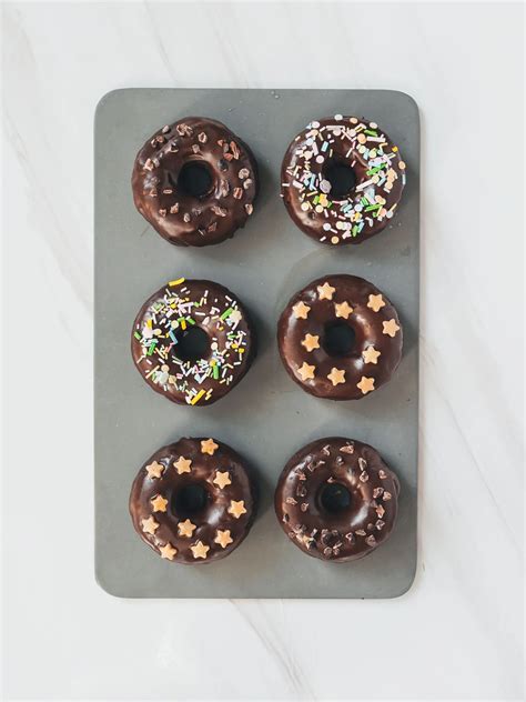 Baked Sweet Potato Chocolate Donuts - Chloe Ting Recipes