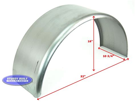 Fenders ToughGrade 2-Pack Aluminum Smooth Round Top Trailer Fender 10 X ...