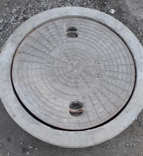 Upto 1200 Mm Concrete Manhole Cover & Frame, For Commercial at ₹ 1150/piece in Bhiwani