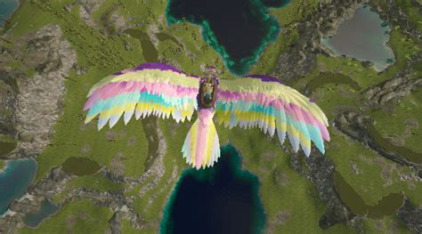 Pastel Rainbow for NEW Argentavis Model | ARK:Paint | The Best Paint ARK Warpaint ARK Survival ...