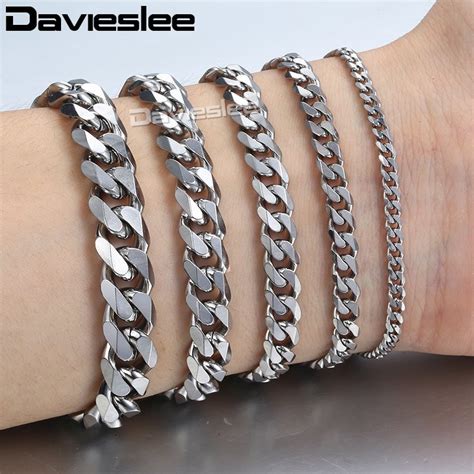 Silver Cuban Link Bracelet – Cuban Link Chain – Balma Home