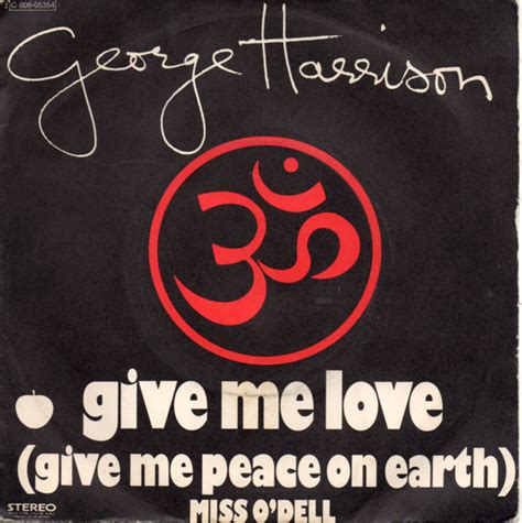 George Harrison - Give Me Love (Give Me Peace On Earth) (1973, Vinyl ...