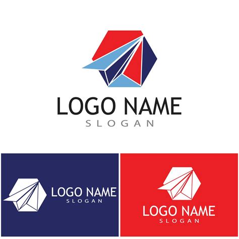 Paper plane logo vector illustration template 6899650 Vector Art at ...