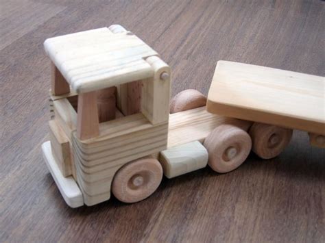 Flavia, the Flat Bed Wood Truck a Waldorf Wooden Toy Truck, Flat Nose ...