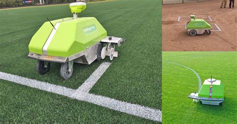 Turf Tank Is a Robot That Automatically Marks The Lines On Sports Fields