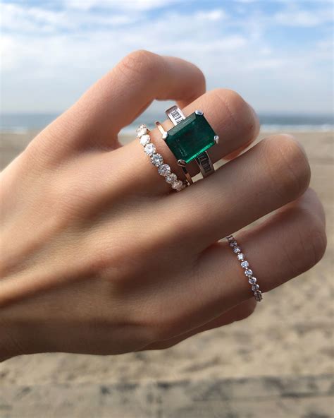 Vintage 4.58ct Emerald Engagement ring - Good Stone Inc | Винтажные обручальные кольца ...