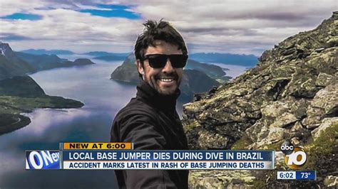 Local base jumper dies during dive in Brazil - YouTube