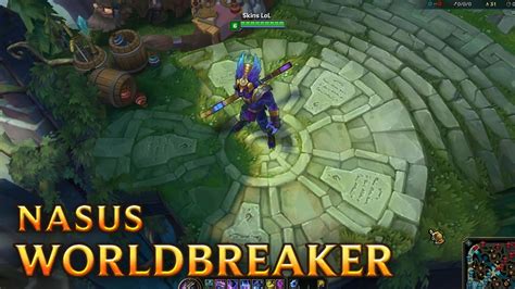 Nasus Hung Thần - Worldbreaker Nasus - Skins lol - YouTube