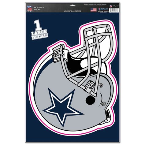 Dallas Cowboys WinCraft 11" x 17" Helmet Multi-Use Decal Sheet