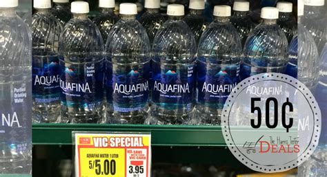 Aquafina 1 Liter Bottles 50¢ at Harris Teeter! - The Harris Teeter Deals