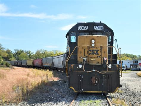 CSX SD40-2 With Freight Consist Awaiting Orders to Proceed at - Etsy