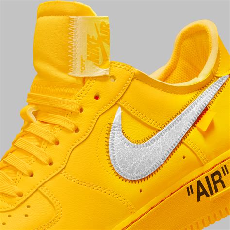 Off-White Nike Air Force 1 Yellow Lemonades Raffle | SneakerNews.com