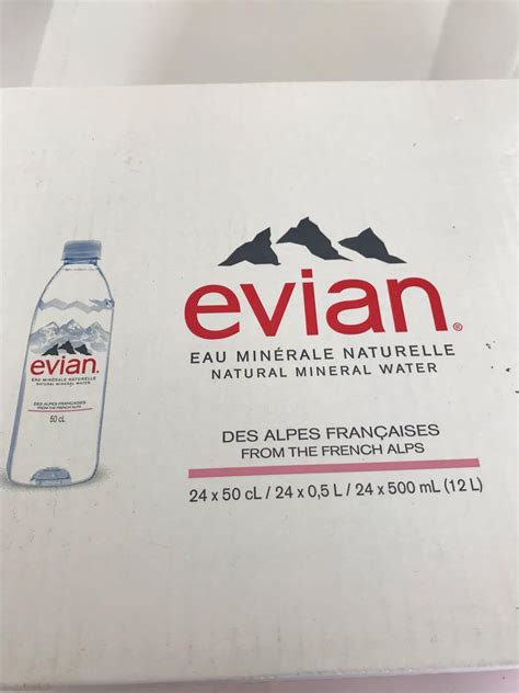 Evian natural mineral bottle water 500ml, Furniture & Home Living ...