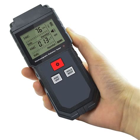 Electromagnetic Radiation Detector Field Shielding Protection EMF Tester Digital Radiation Meter ...