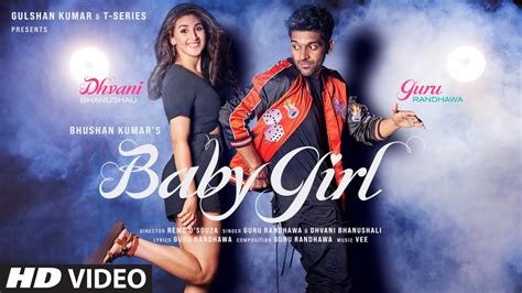 BABY GIRL LYRICS | DHVANI BHANUSHALI, GURU RANDHAWA | BharatLyrics