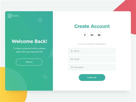 UI / UX inspiration —Sign up forms | by Cristian Radu | SlackTime | Medium