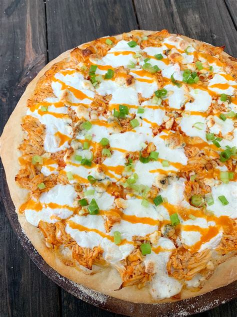 Buffalo Chicken Pizza - The Endless Appetite