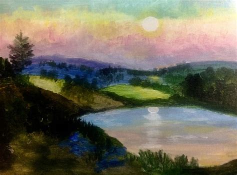 Dreamy Landscape Painting by Bobbye Terry - Fine Art America