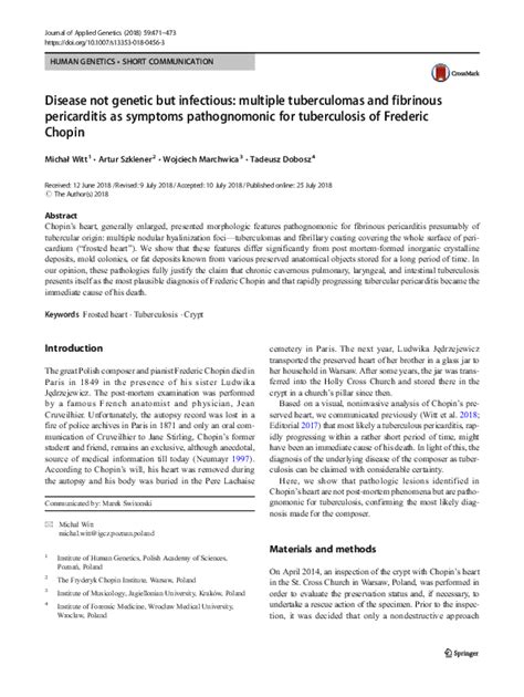 (PDF) Disease not genetic but infectious: multiple tuberculomas and ...