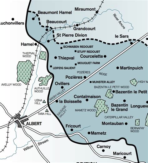 Somme River Map