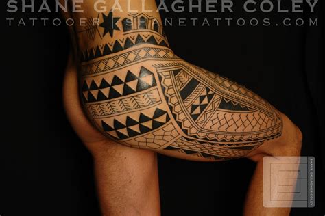 MAORI POLYNESIAN TATTOO: Filipino Leg Tattoo