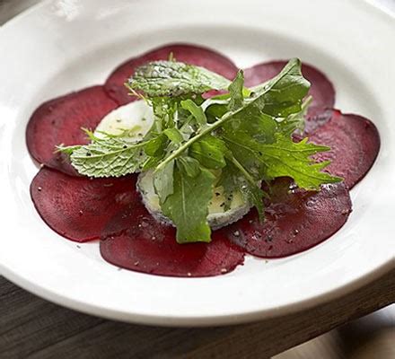 Goat's cheese & beetroot salad recipe | BBC Good Food