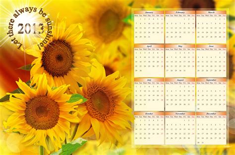 Calendar For 2013 Free Stock Photo - Public Domain Pictures