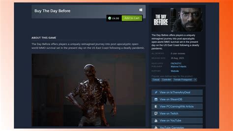 The Day Before is suddenly back on Steam, but don’t be fooled