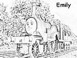 Thomas Emily Coloring Pages sketch template