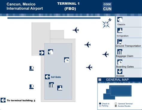 Cancun Airport - Cancun Airport Map - Cancun International Airport ...