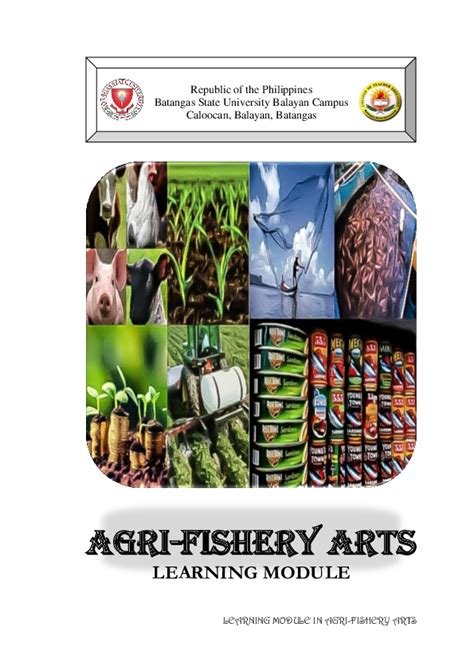 (PDF) LEARNING MODULE IN AGRI-FISHERY ARTS AGRI-FISHERY ARTS LEARNING MODULE ii LEARNING MODULE ...