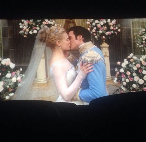 First kiss picture ♥ Cinderella & Prince Charming | New cinderella movie, Disney live action ...