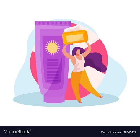 Skin care flat icon Royalty Free Vector Image - VectorStock