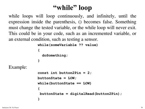 Mcwhorter arduino while loop - trailright